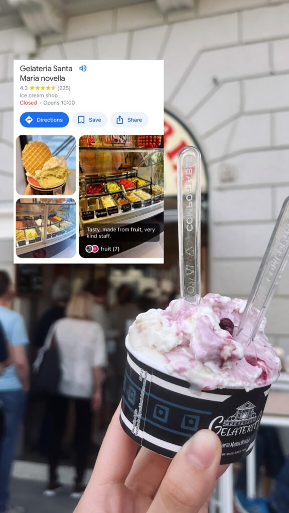 義大利佛羅倫斯gelato：Gelateria Santa Maria novella